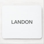 Tapis De Souris Texte modifiable moderne | Blanc et gris foncé<br><div class="desc">Editable look minimaliste,  éditer comme vous voulez!</div>