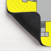 Tapis De Souris Texte Robot de flux (Coin)