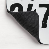 Tapis De Souris Texte usé et rayé Workout 247365 noir (Coin)