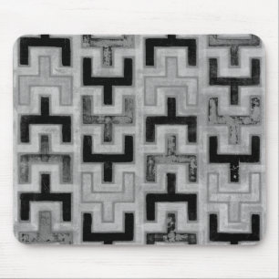 Tapis De Souris Textile africain en tissu boueux avec Motifs géomé