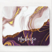 Tapis De Souris Texture Abstraite de marbre (Devant)