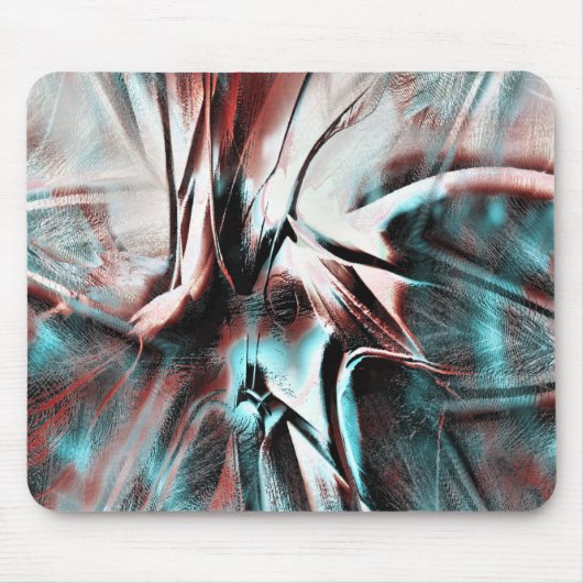 Tapis De Souris texture biseautée rouge à bleu pixélisée (Devant)