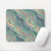 Tapis De Souris Texture bleue Iris Wavy (Avec souris)