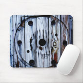 Tapis De Souris Texture cool en bois unique (Avec souris)