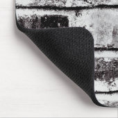 Tapis De Souris Texture de brique rustique industrielle à contrast (Coin)