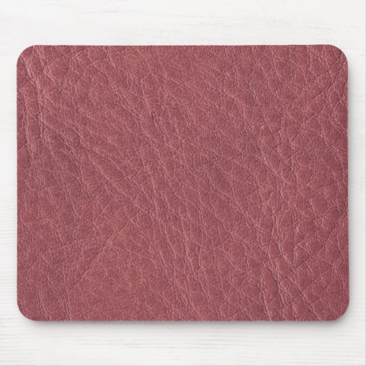 Tapis De Souris Texture de cuir de rose rose (Devant)