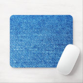 Tapis De Souris Texture de Denim bleu (Avec souris)