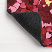 Tapis De Souris Texture de formes de cœur-20622 (Coin)