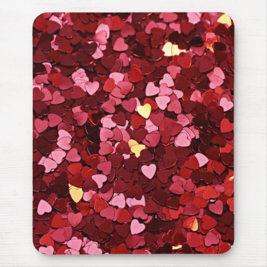 Tapis De Souris Texture de formes de cœur-20622 (Devant)