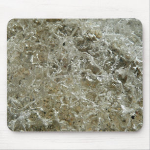 Tapis De Souris Texture de glace glaciaire abstraite de la nature