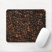 Tapis De Souris Texture de grains de café (Avec souris)