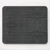 Tapis De Souris Texture de l'alligator noir (Devant)