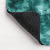 Tapis De Souris Texture de marbre vert-foncé (Coin)