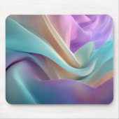 Tapis De Souris Texture de tissu abstrait dans des tons pastel (Devant)