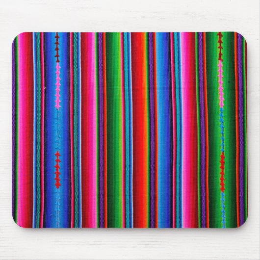 Tapis De Souris Texture de tissu mexicain (Devant)