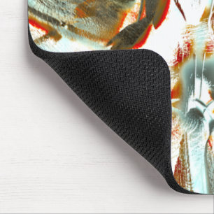 Tapis De Souris Texture d'ocher avec un encre pixélisée et rayure