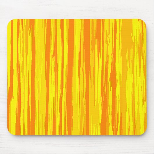 Tapis De Souris Texture En Bois Abstrait Orange Et Jaune (Devant)