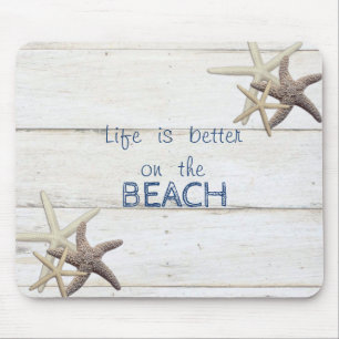 Tapis De Souris Texture en bois adorable, Épée, Plage