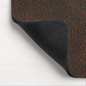 Tapis De Souris Texture en cuir Brown (Coin)