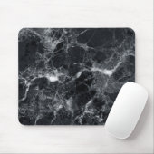 Tapis De Souris Texture en marbre noir (Avec souris)