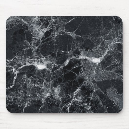 Tapis De Souris Texture en marbre noir (Devant)