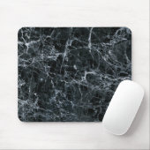 Tapis De Souris Texture en marbre noir (Avec souris)