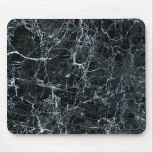 Tapis De Souris Texture en marbre noir