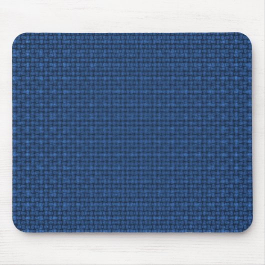 Tapis De Souris Texture en tissu bleu (Devant)