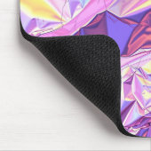 Tapis De Souris Texture holographique Iridescente (Coin)