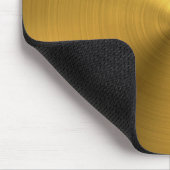 Tapis De Souris Texture métal brossé Or de luxe 6 (Coin)