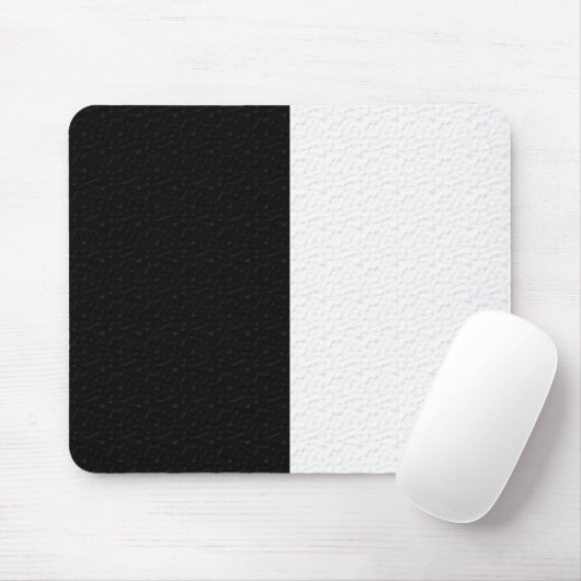Tapis De Souris Texturé noir et blanc (Avec souris)