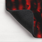 Tapis De Souris Texture rouge et noire (Coin)