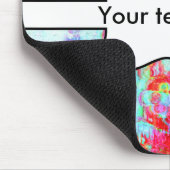 Tapis De Souris Texture rouge rose (Coin)