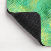 Tapis De Souris Texture verre vert émeraude (Coin)