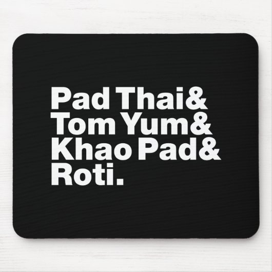 Tapis De Souris Thai Street Food (Devant)