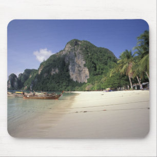 Tapis De Souris Thaïlande, mer d'Andaman, île de Ko Phi Phi, plage
