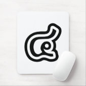 Tapis De Souris Thaïlande Numéro 4 / Quatre / ๔ (Voir/Si) Script t (Avec souris)