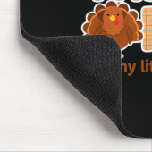 Tapis De Souris Thankful For My Little Turkeys Teacher Thanksgivin (Coin)