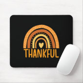 Tapis De Souris Thanksgiving Arc-en-ciel Thanksgiving automne sais (Avec souris)