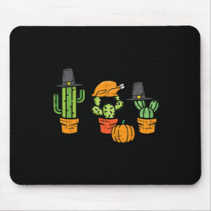 Tapis De Souris Thanksgiving Cactus Cute Succulent Plante Automne