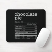 Tapis De Souris Thanksgiving Christmas Food - Chocolat Pie Nutrit (Avec souris)