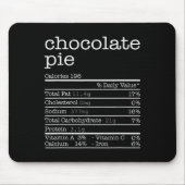 Tapis De Souris Thanksgiving Christmas Food - Chocolat Pie Nutrit (Devant)