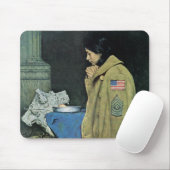 Tapis De Souris Thanksgiving de réfugié (Avec souris)