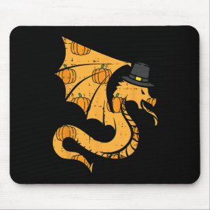 Tapis De Souris Thanksgiving Dragon Turkey Day Fall Men Women Boys