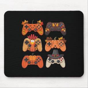 Tapis De Souris Thanksgiving Fall Gaming Contrôleurs Turquie Drôle