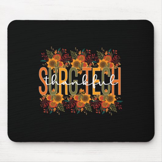 Tapis De Souris Thanksgiving, Technologue en chirurgie (Devant)