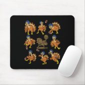 Tapis De Souris Thanksgiving Turkey (Avec souris)
