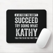 Tapis De Souris That's My Name Co. Kathy Women's Black Modern Lett (Avec souris)