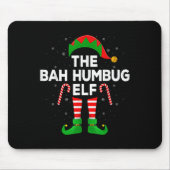 Tapis De Souris The Bah Humbug Elf Xmas Matching Family Elf Christ (Devant)