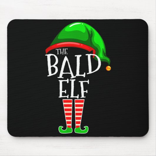 Tapis De Souris The Bald Elf Family Matching Group Christmas Gift (Devant)
